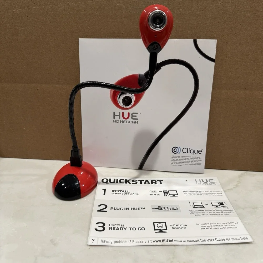 HUE‎ HD Webcam Red - Used